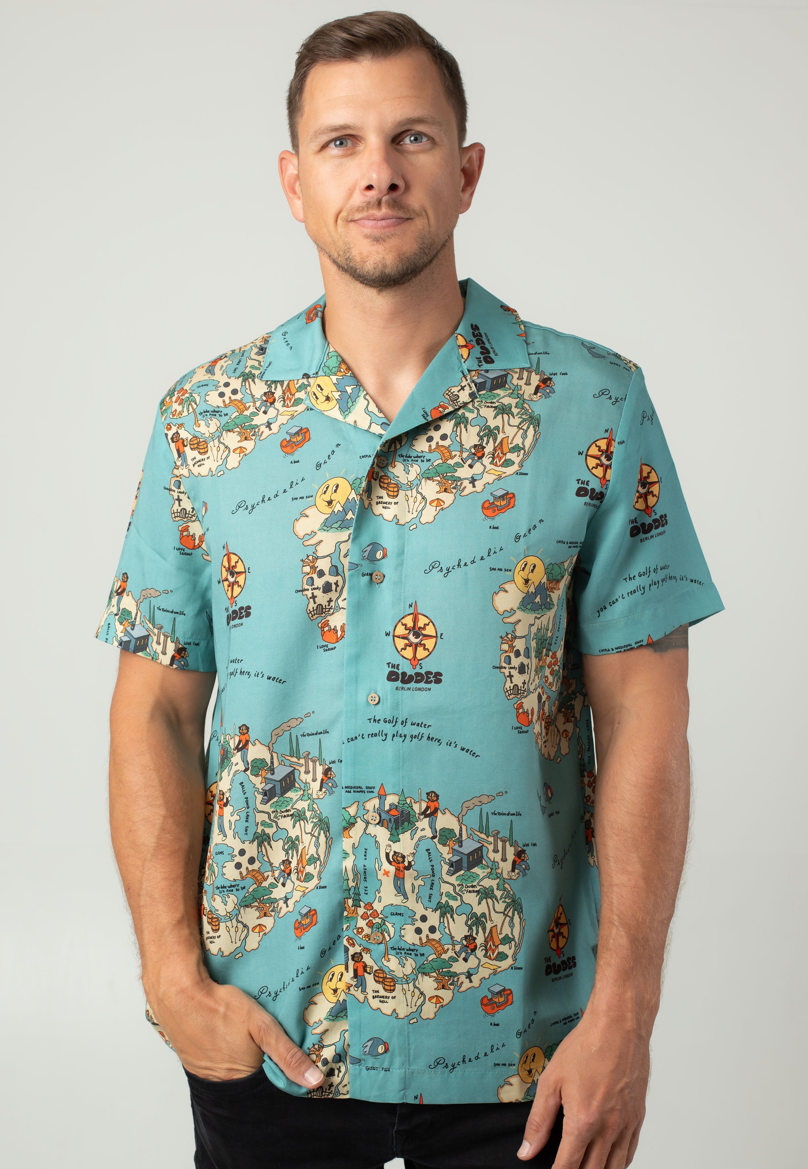 The Dudes - Dudland Hawaiian Multicolor - Shirt Discount View