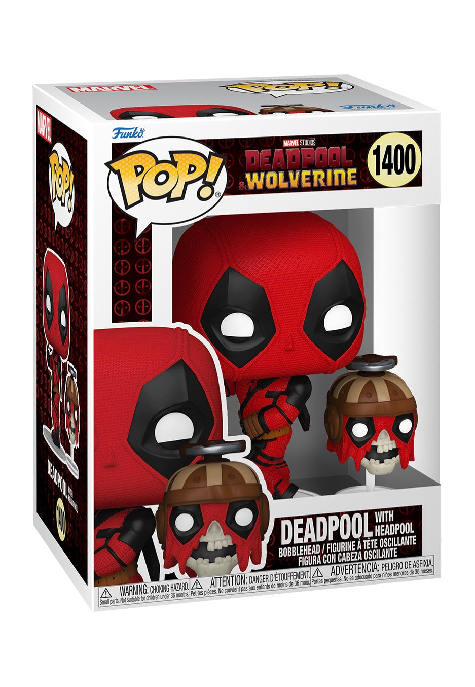 Deadpool - Deadpool 3: Deadpool w/ Headpool POP! Bobble Head - Funko Pop Lowest Pice Cheap Pice