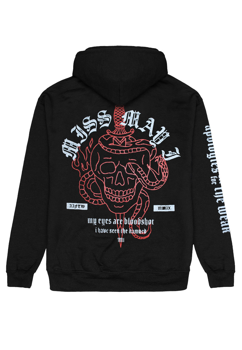 Miss May I - Bloodshot - Hoodie Clearance Geniue Stockist