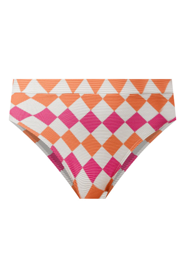 Classic Coastal in Aruba Argyle Pink and Orange Bikini Bottoms FINAL SALE Cheap Eastbay