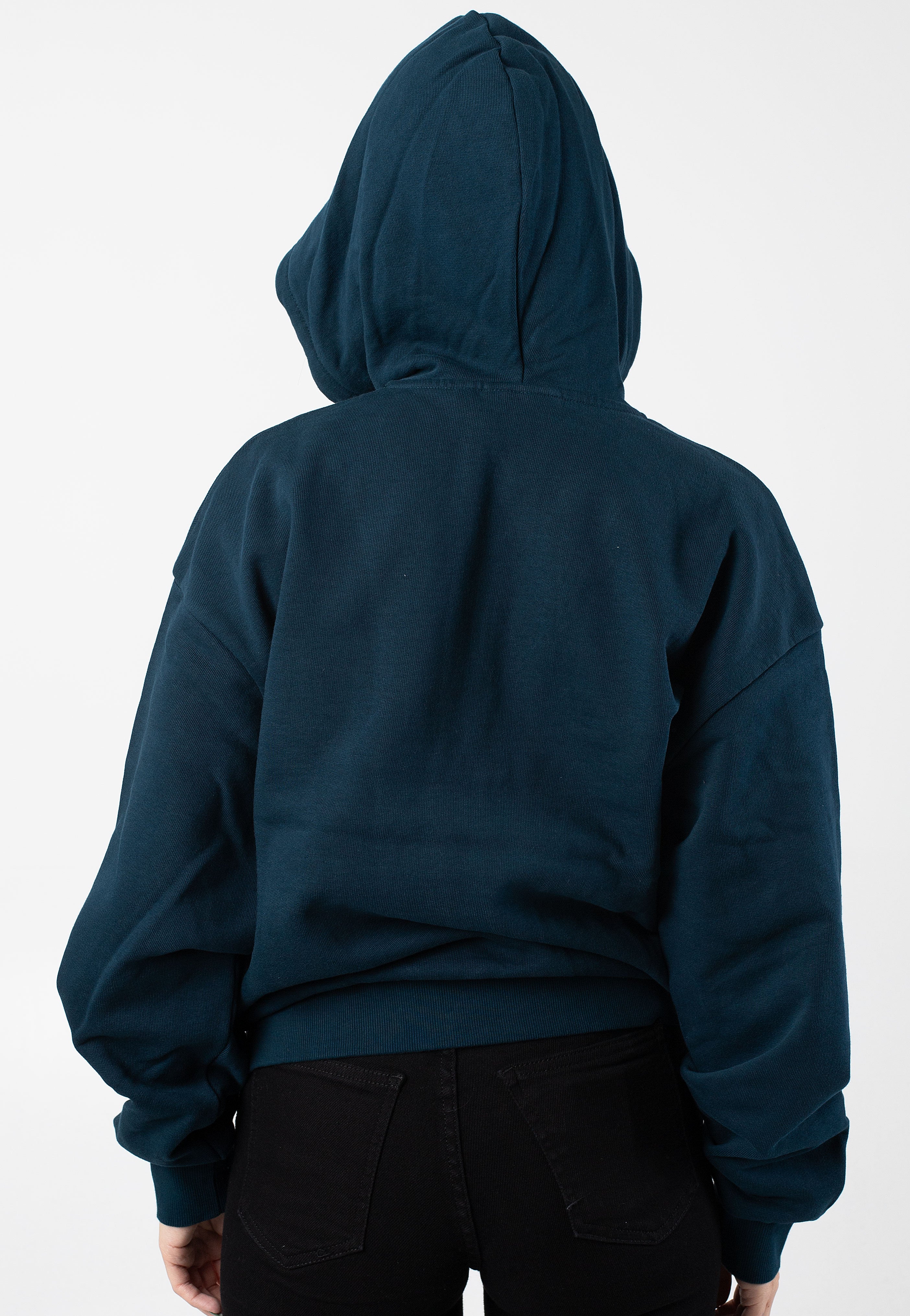 Carhartt WIP - W' Hooded Casey Duck Blue/Silver - Zipper