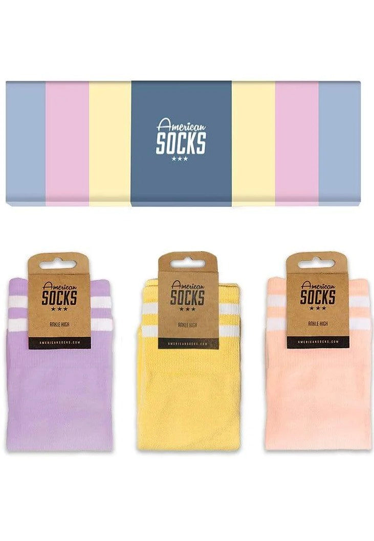 American Socks - Cotton Candy Socks - Giftbox Sale Low Pice Fee Shipping