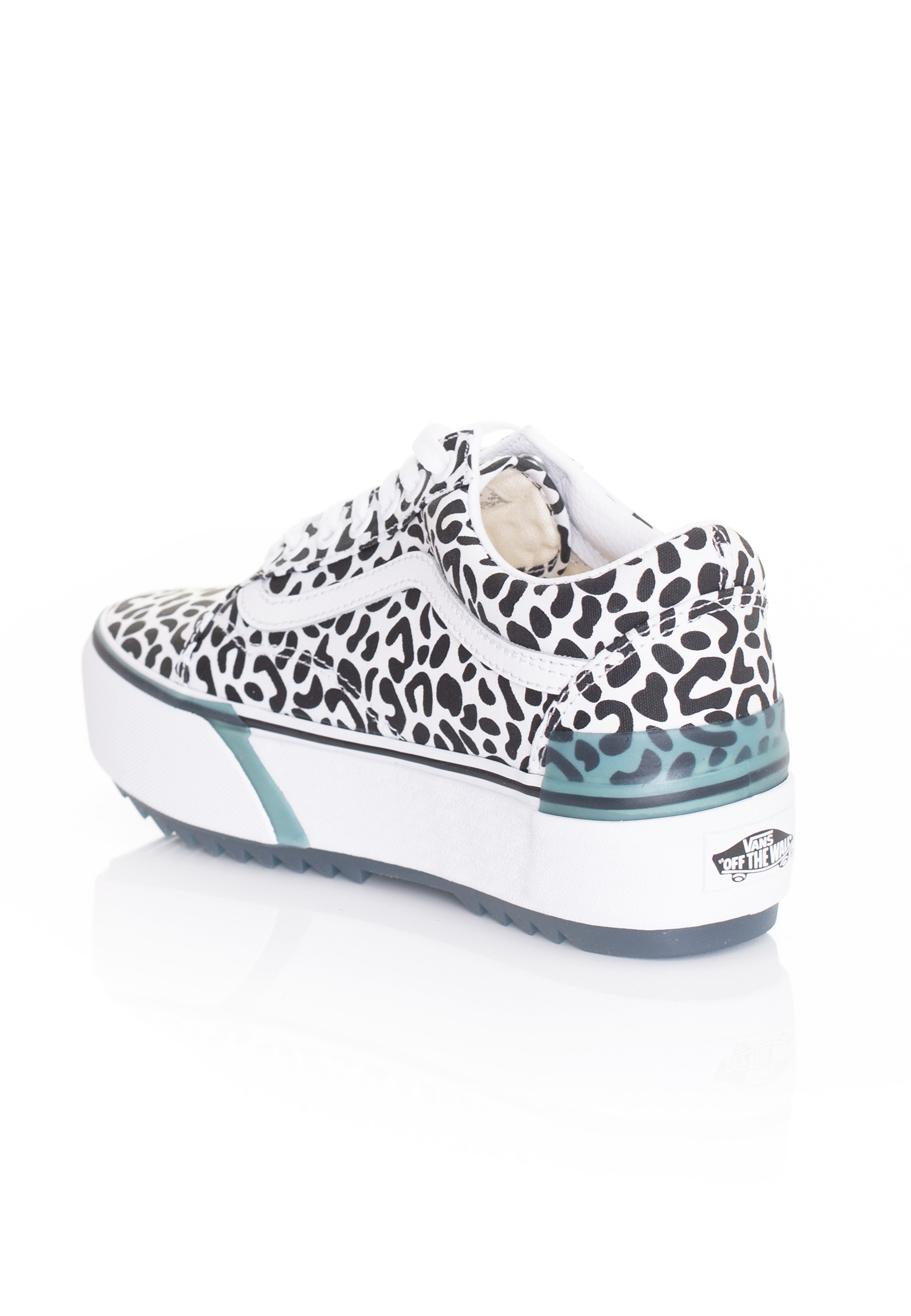 Vans - Old Skool Stacked (Uv Ink) Leopard/True White - Girl Shoes Buy Cheap With Paypal