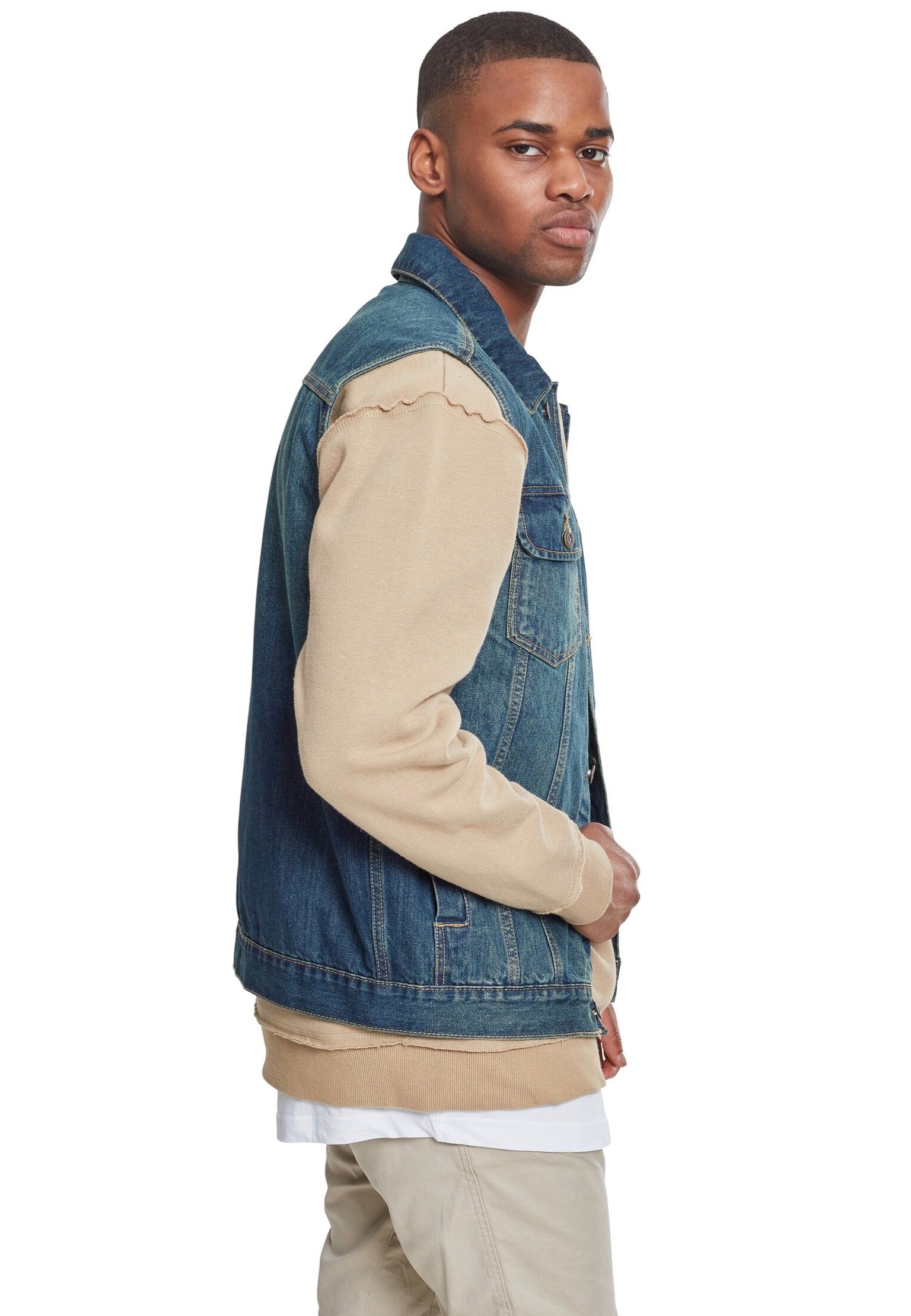 Urban Classics - Denim Lightblue - Vest With Mastercard Cheap Pice