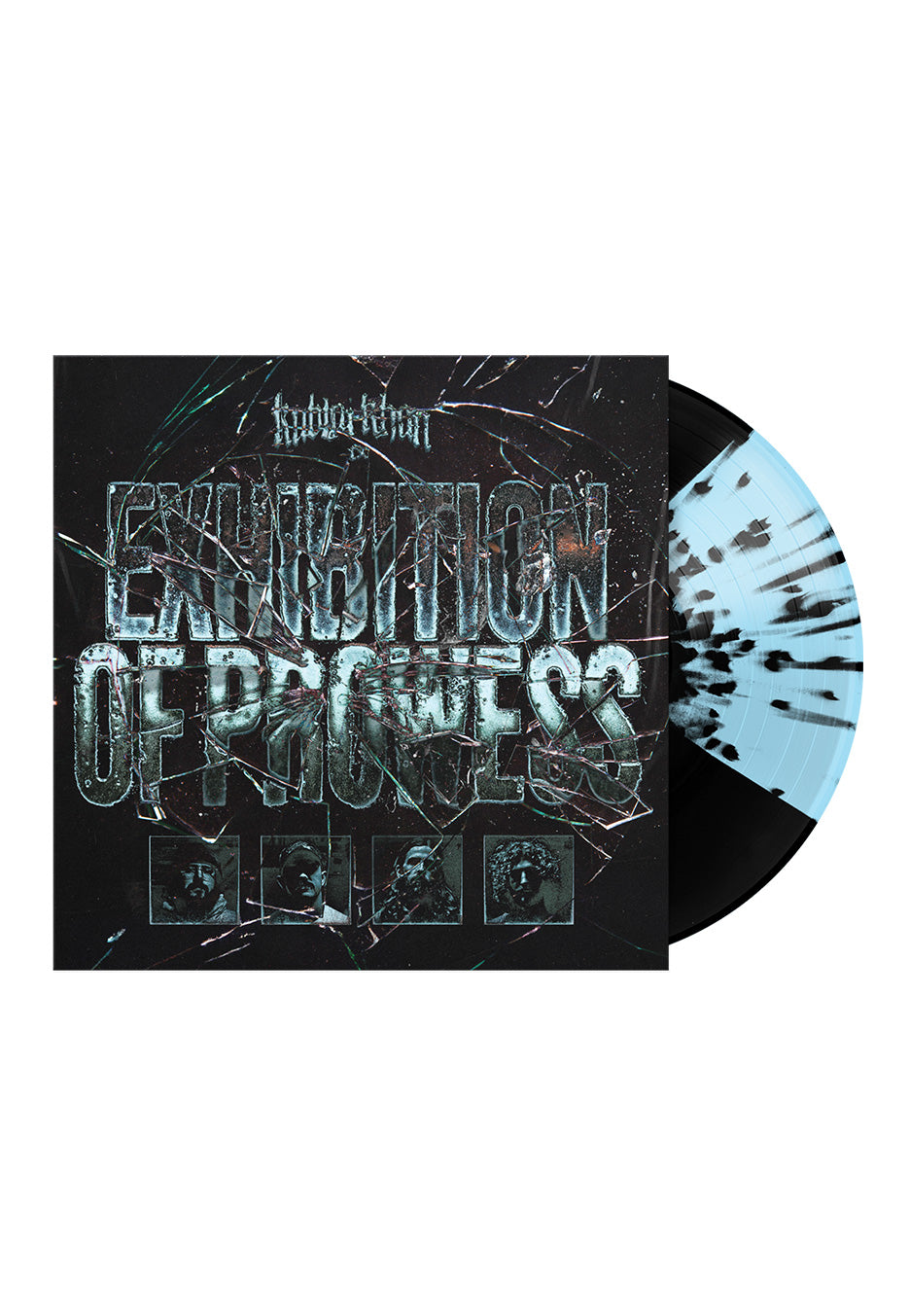 Kublai Khan - Exhibition Of Prowess Quad Black, Light Blue - Splattered Vinyl Affordable Cheap Pice