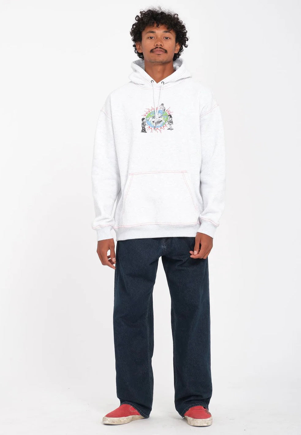 Volcom - Fa Keutchi 1 Bone Heather - Hoodie Discount Best Seller