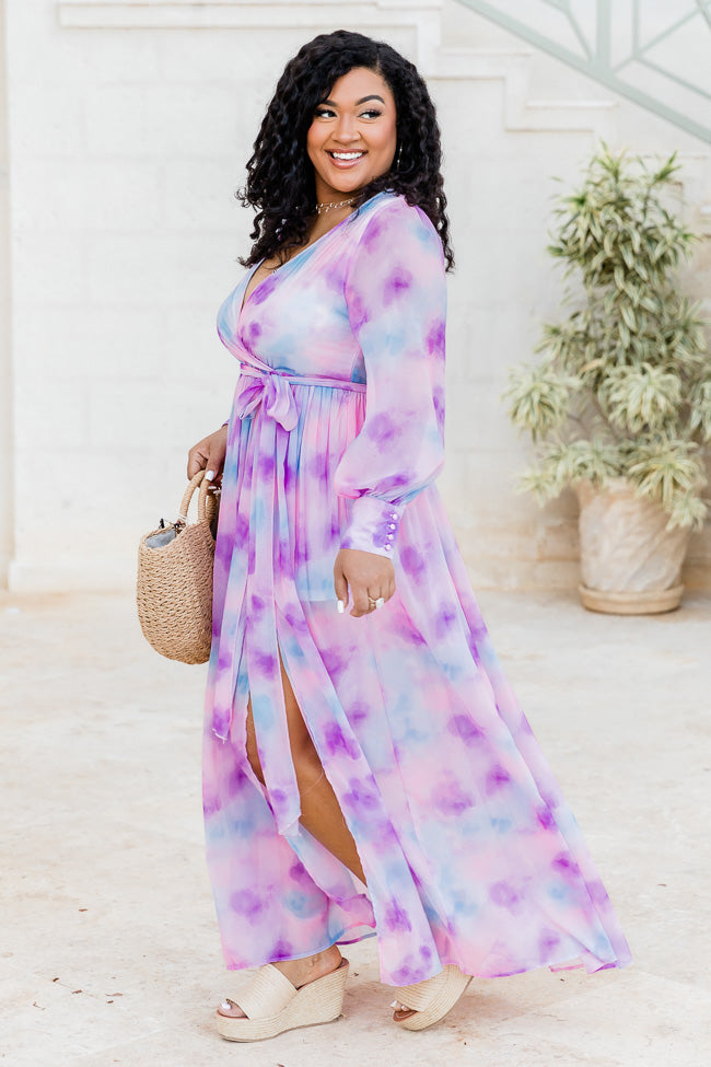 My Dearest Darling Watercolor Maxi Dress FINAL SALE New Online