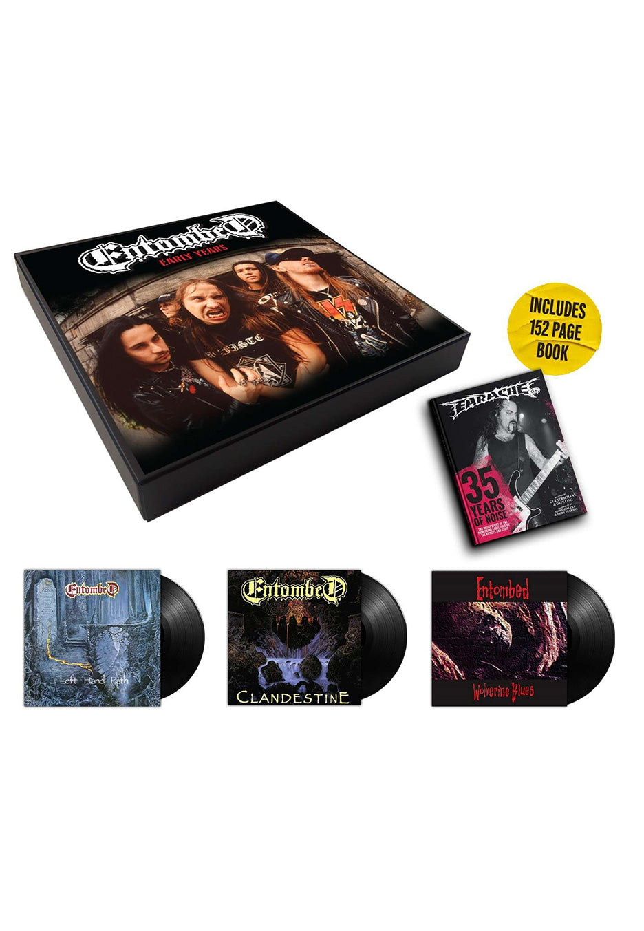 Entombed - Early Years (Collectors Box) - 3 Vinyl + Earache: 35 Years Of Noise Book Discount Codes Really Cheap