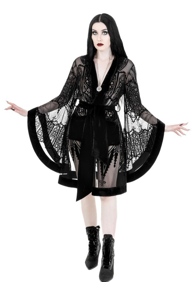 Restyle - Cathedralis Sheer Black - Cloak Buy Cheap With Credit Card