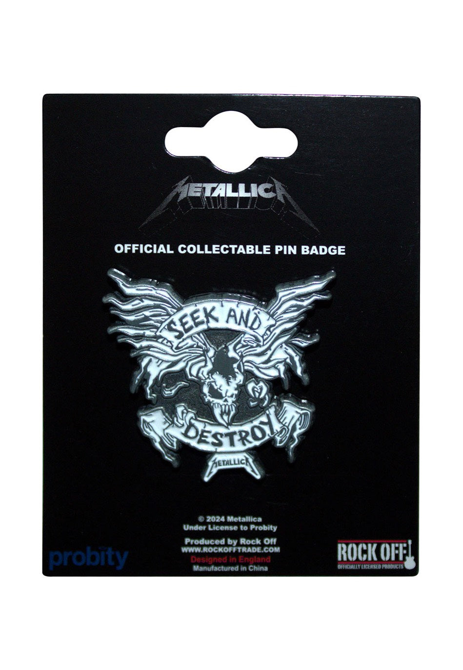 Metallica - Seek & Destroy - Pin Newest Cheap Online