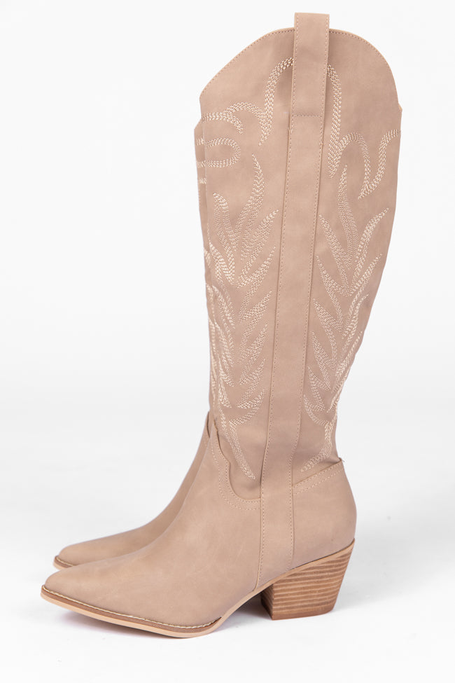 Sweeney Cedarwood Embroidered Tall Boots Buy Cheap Hot Sale