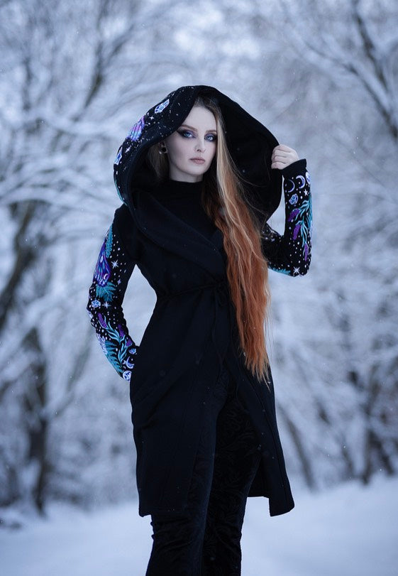 Restyle - Enchanted Forest Black - Cardigan Outlet Largest Supplier