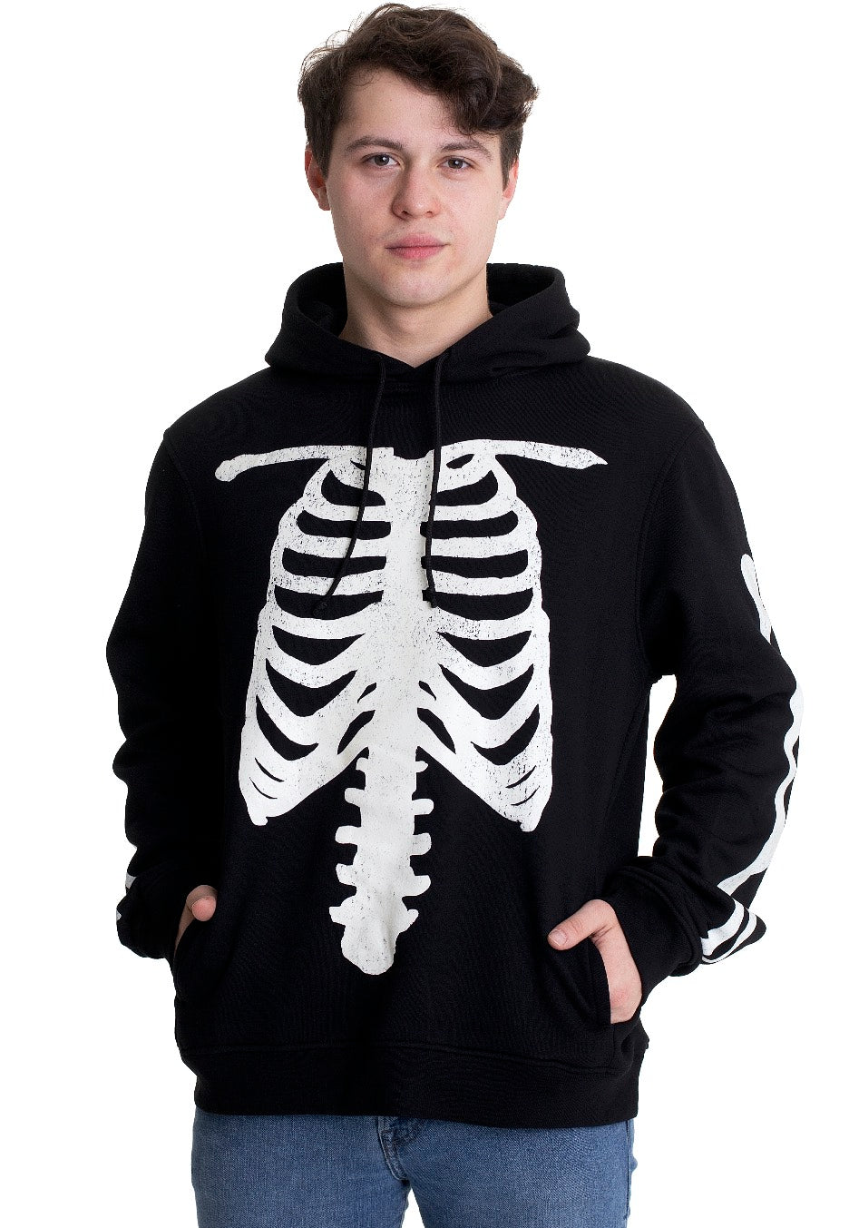 Dark Moon - Skeleton Glow In The Dark - Hoodie Free Shipping Best