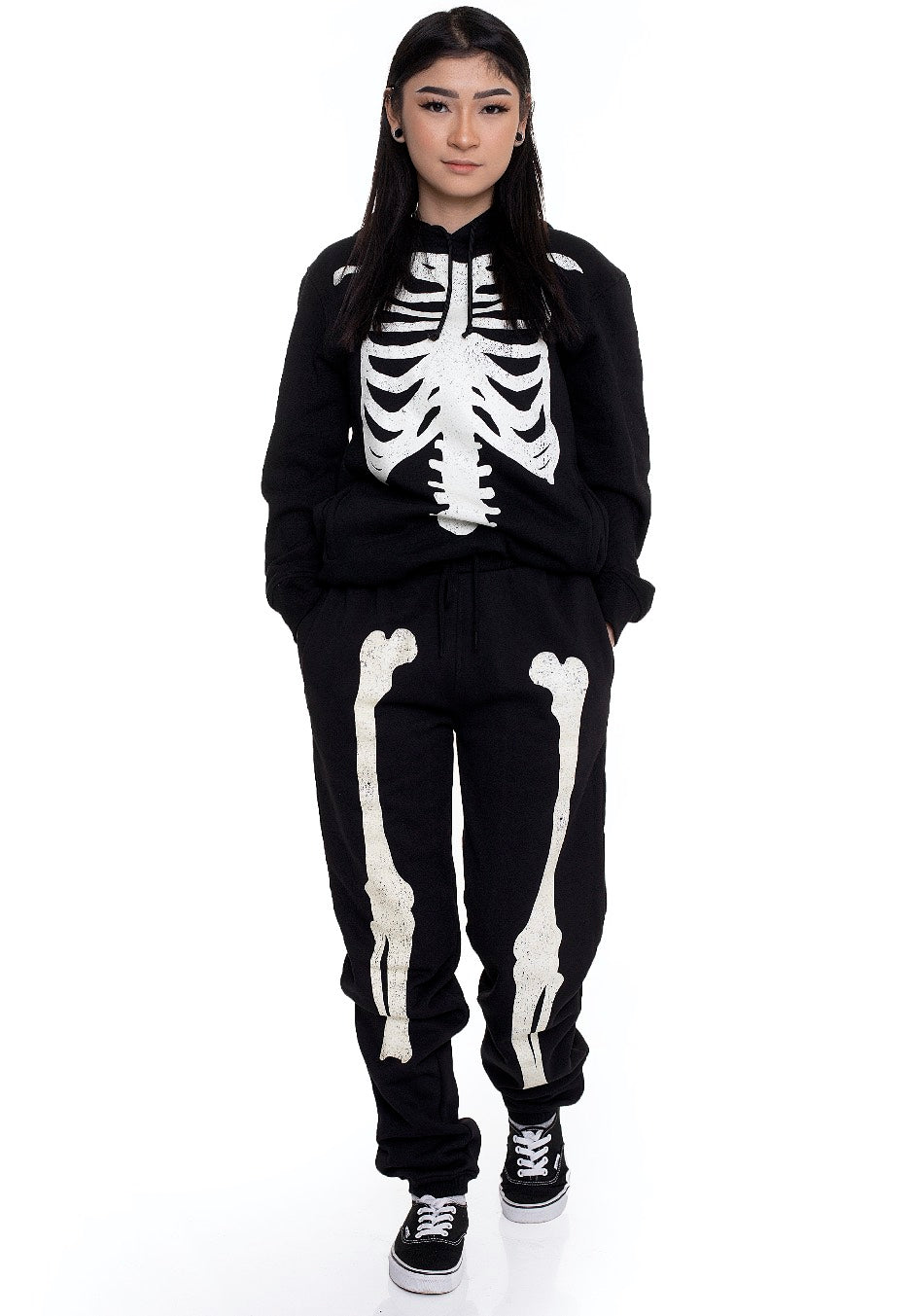 Dark Moon - Skeleton Glow In The Dark - Hoodie Free Shipping Best