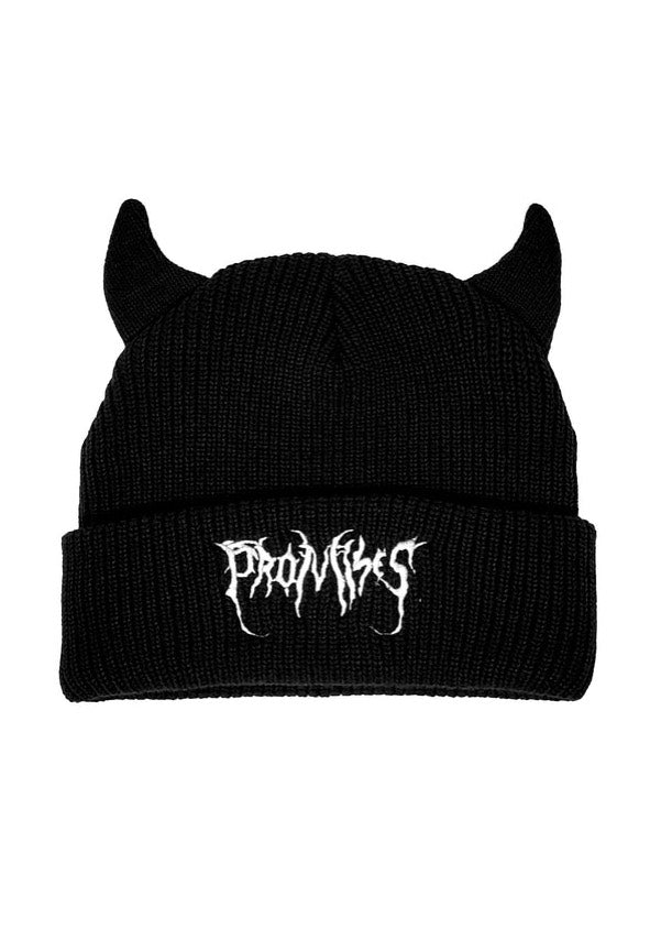 Broken Promises - Graveyard Devil Horn Black - Beanie Outlet Discount Authentic