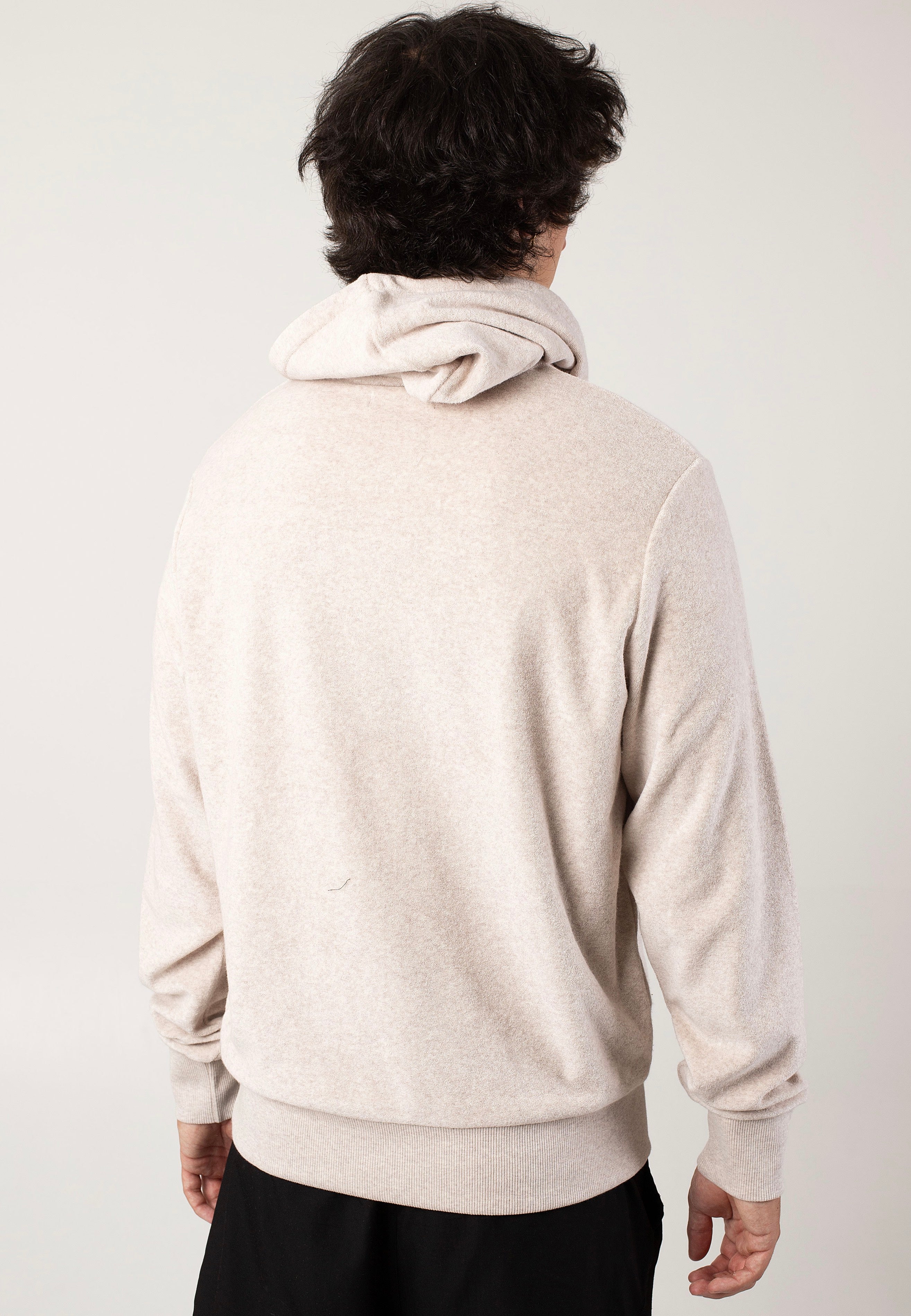 Fred Perry - Towelling Crew Neck Porridge Marl - Hoodie Sale Great Deals