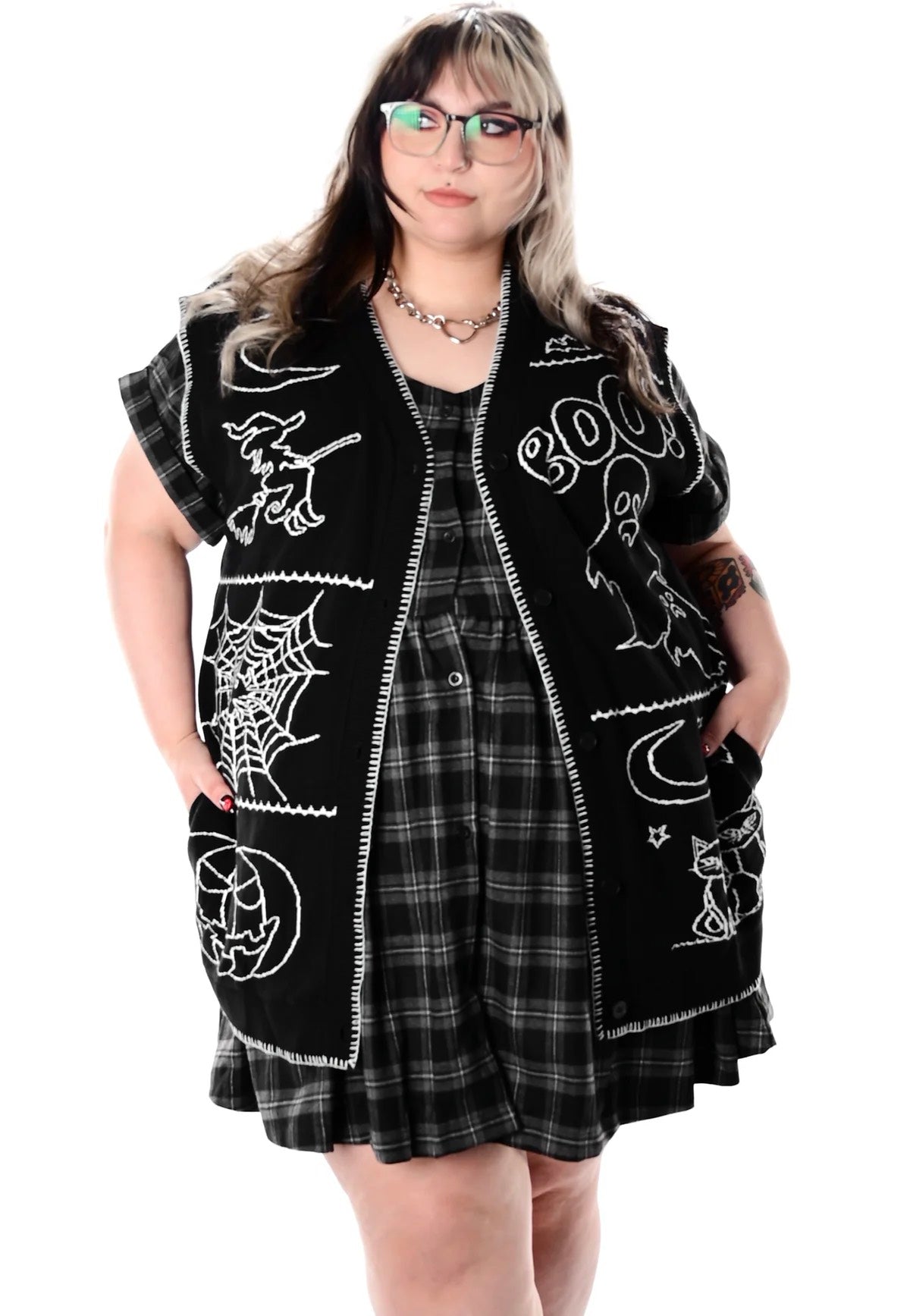 Foxblood - Halloween Night Patchwork Black - Vest Outlet Top Quality