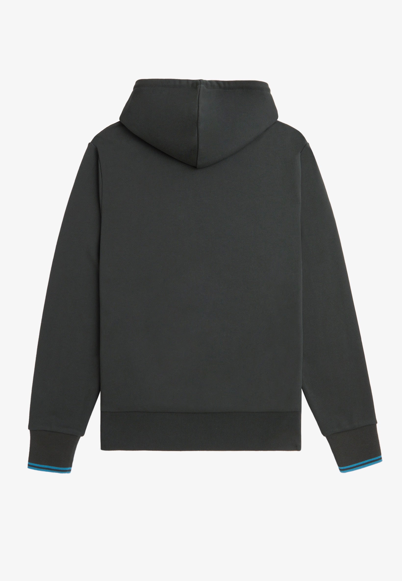 Fred Perry - Tipped Hooded Night Green/Runaway Bay Ocean - Hoodie Purchase Sale Online