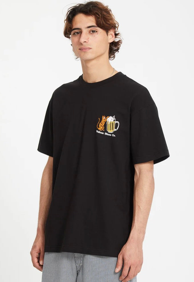 Volcom - Curious Cat Black - T-Shirt Ebay Online