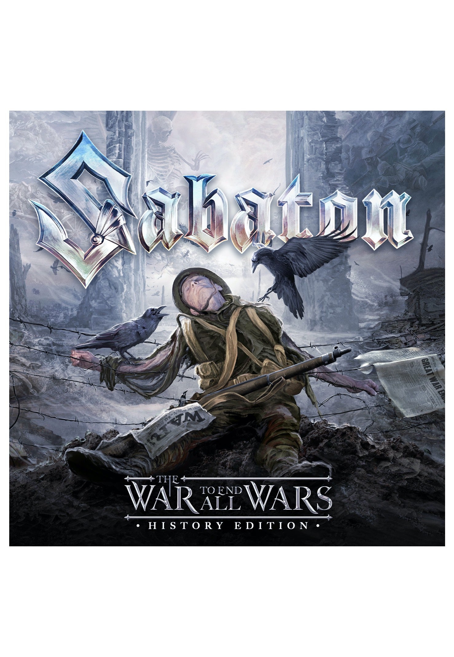 Sabaton - The War To End All Wars Ltd. History Edition - Digibook CD Free Shipping Nicekicks