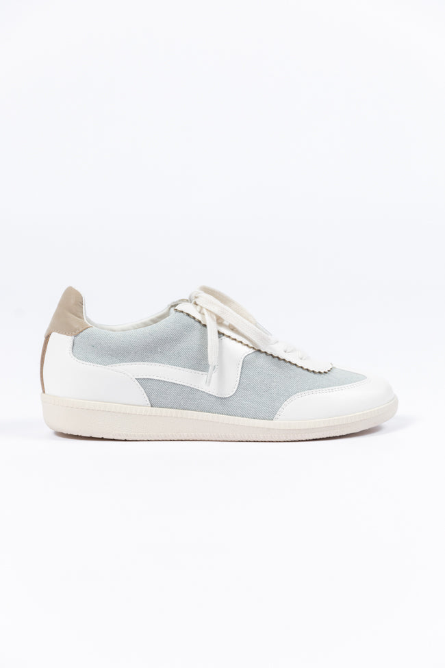 Tiffany Light Blue Denim Swirl Sneaker Excellent Online