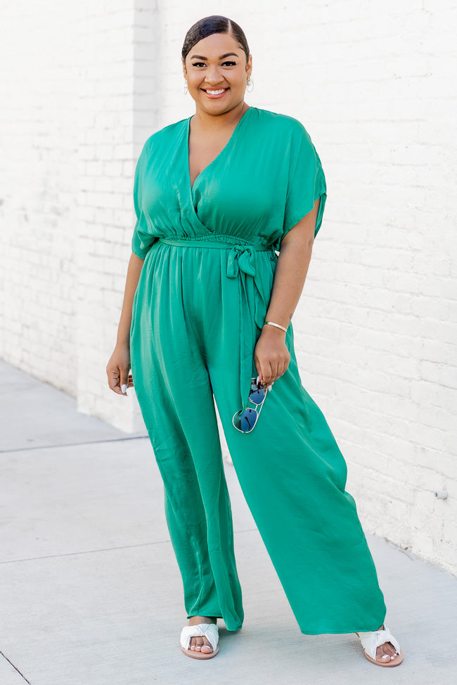 Path To Happiness Teal Jumpsuit FINAL SALE Sale Popular