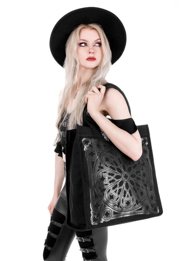 Restyle - Rosarium Tote Black - Bag Shop For Cheap Online