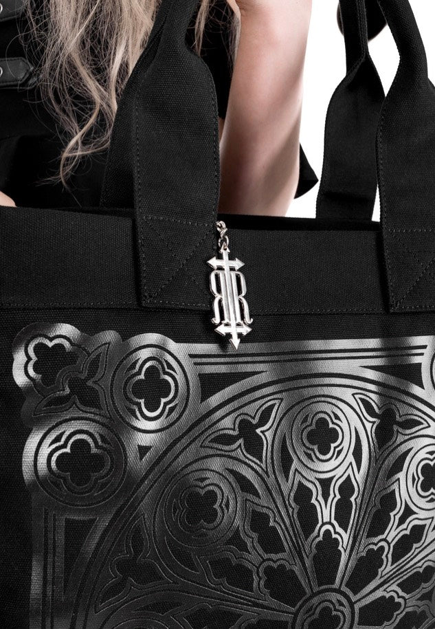 Restyle - Rosarium Tote Black - Bag Shop For Cheap Online