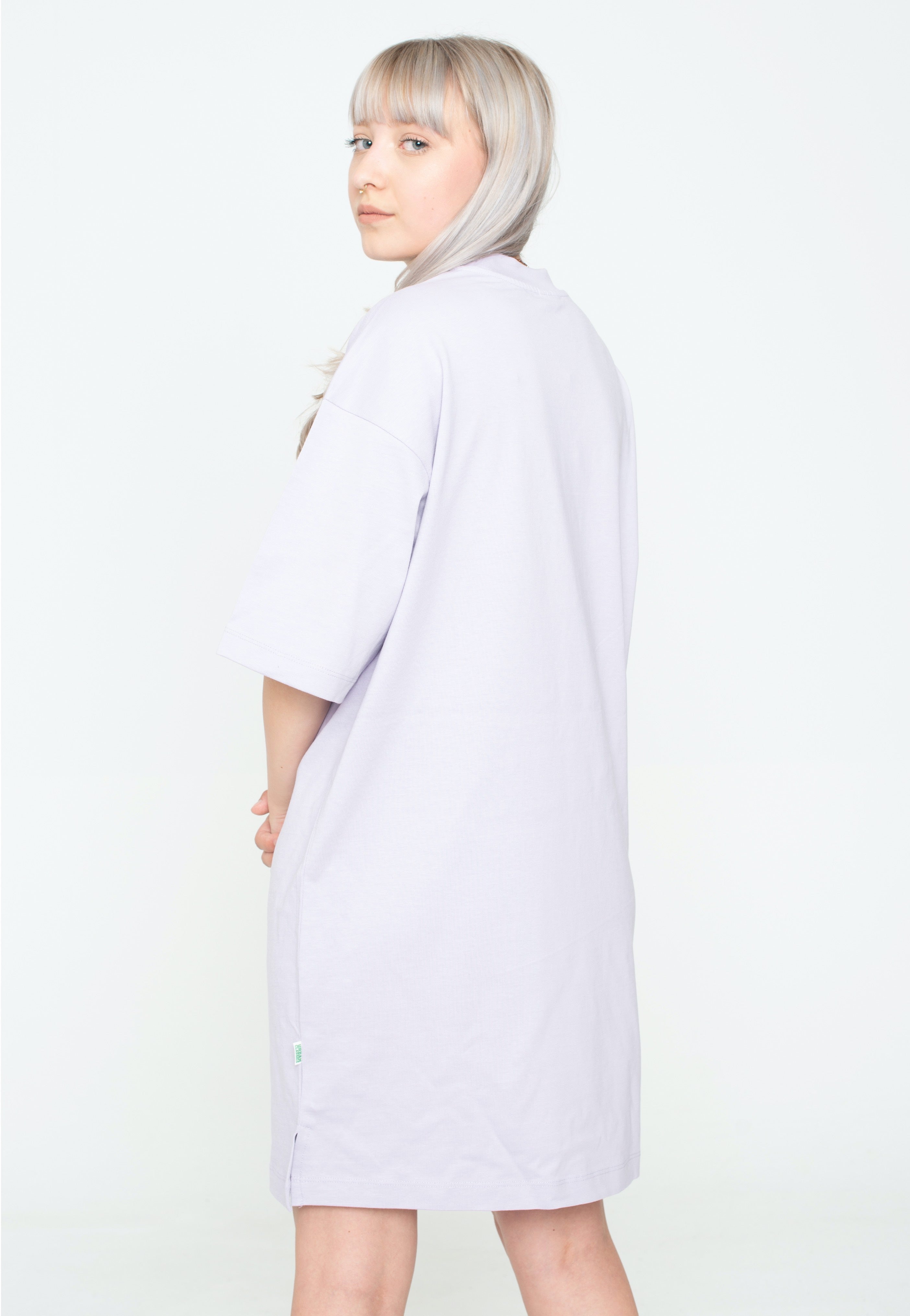 Urban Classics - Ladies Organic Heavy Oversized Tee Lilac - Dress Shop Offer