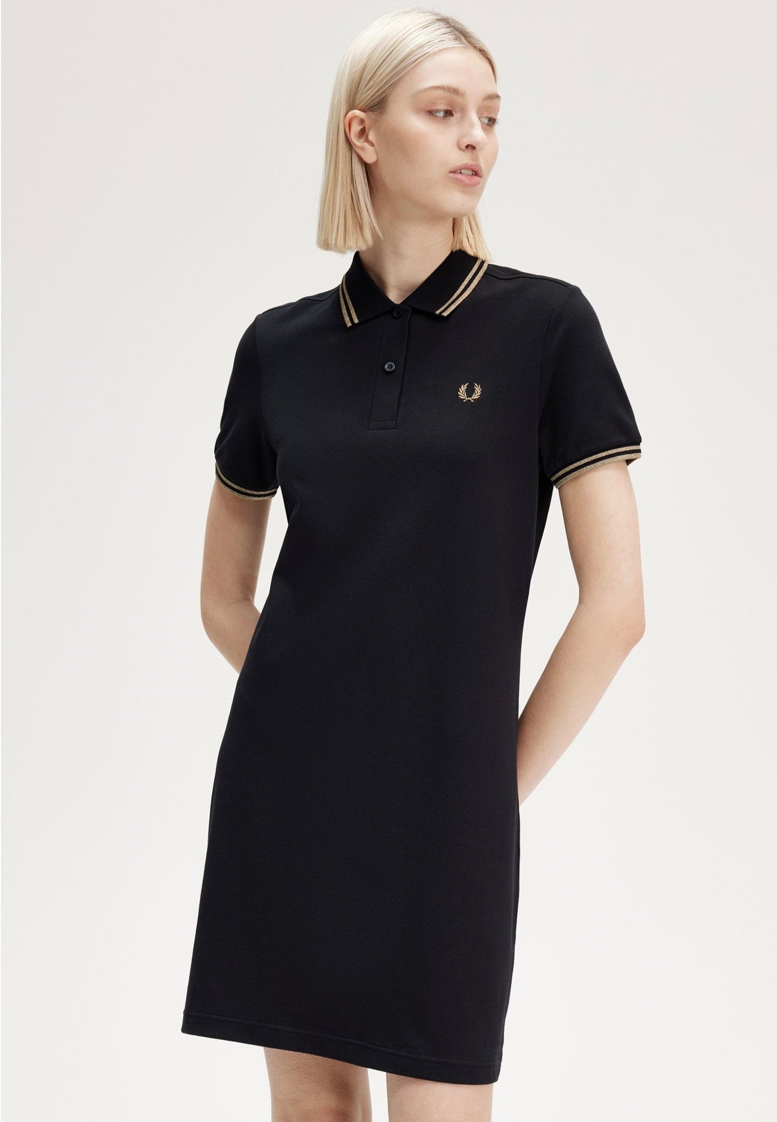 Fred Perry - Twin Tipped Black/Mtalicgold - Dress Cheap Sale Ebay