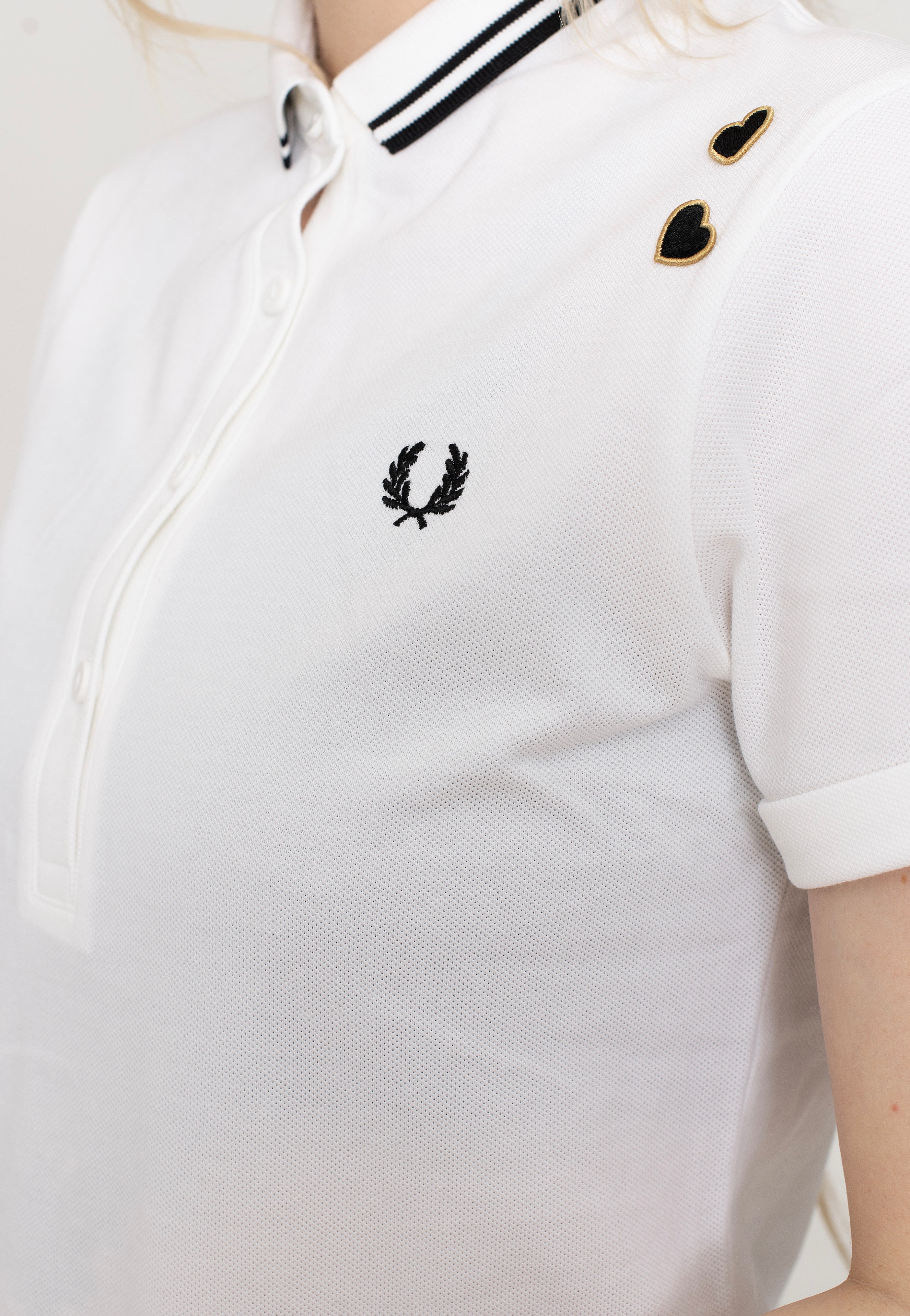 Fred Perry x Amy Winehouse - Amy White - Polo Pices Online