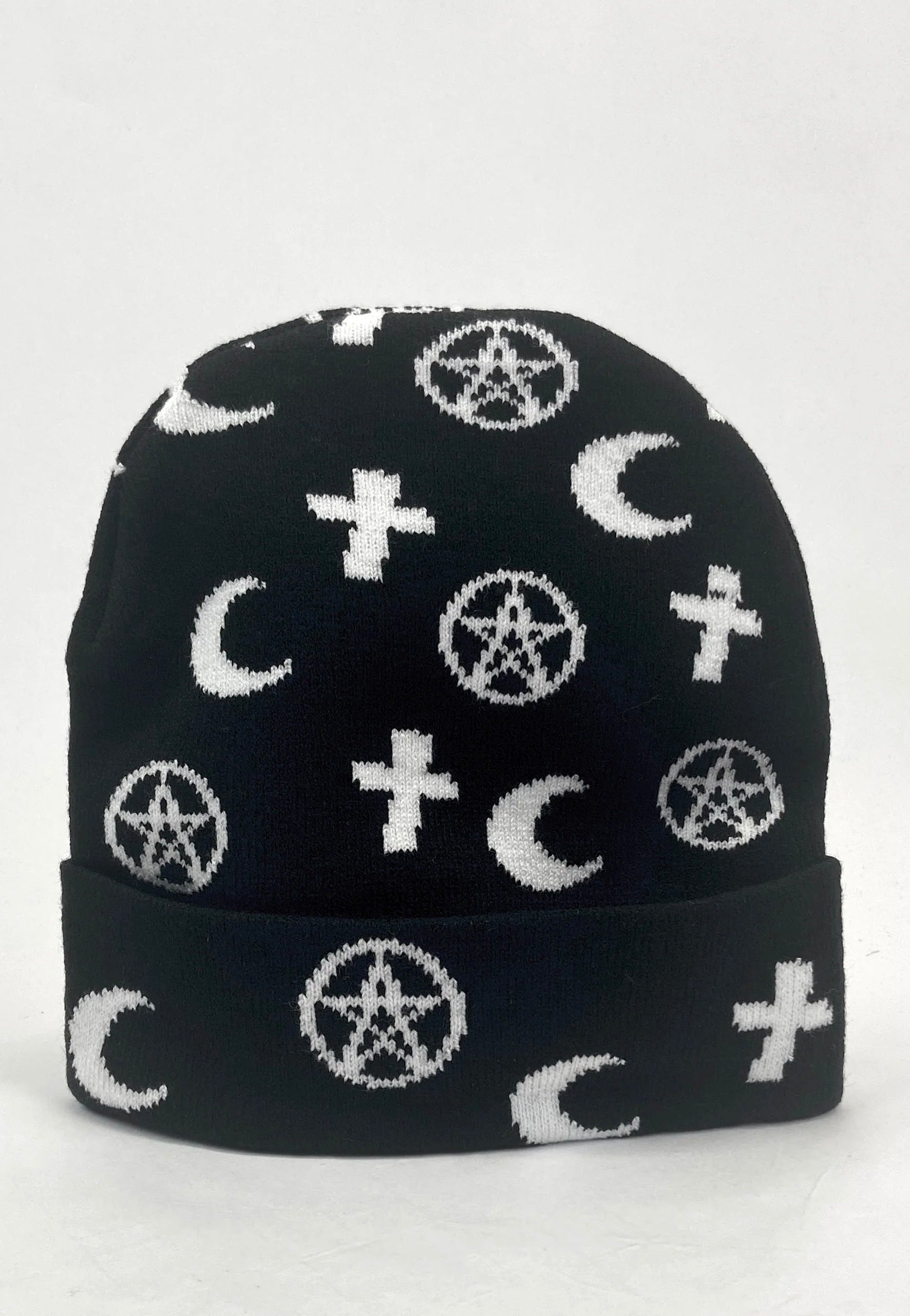 Pamela Mann - Stars & Moon Repeat Black - Beanie New Arrival For Sale