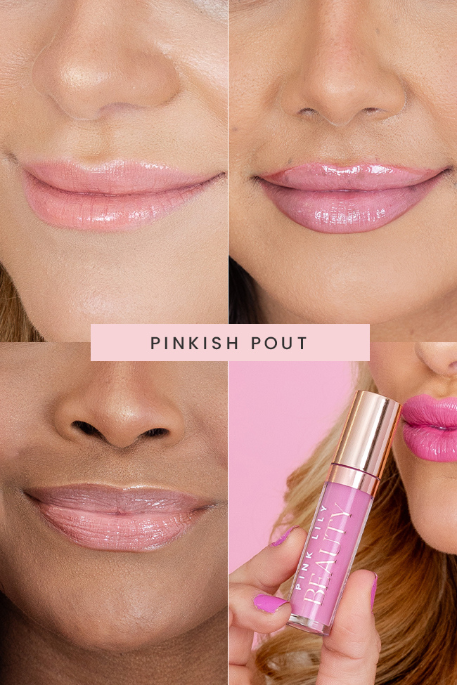 Pink Lily Beauty Blooming Gloss Tinted Lip Oil - Pinkish Pout Outlet Footlocker Finishline