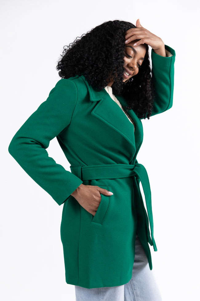 Mistletoe Moment Green Coat FINAL SALE Deals Cheap Online