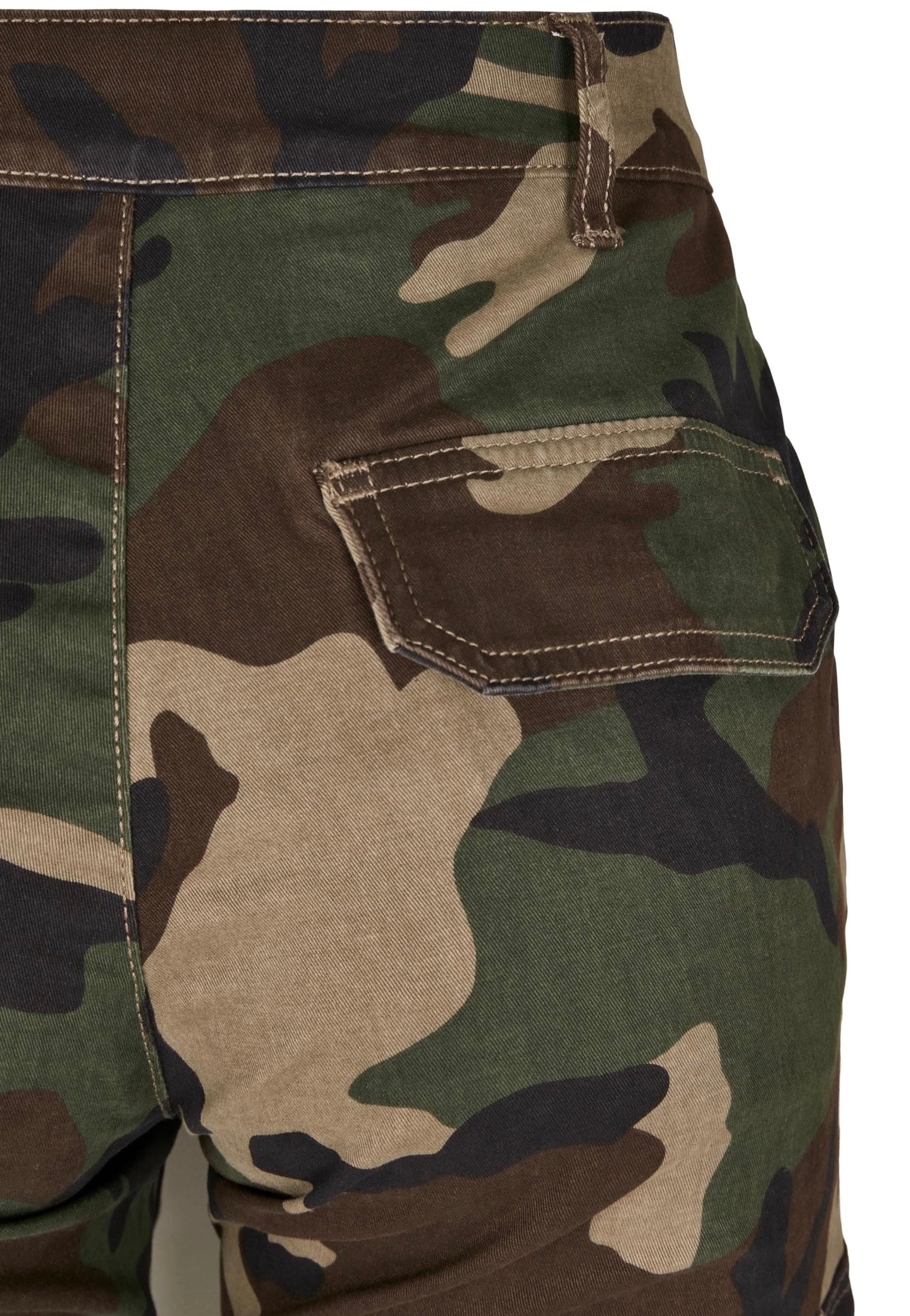 Urban Classics - Ladies High Waist Cargo Woodcamo - Pants Good Selling Sale Online