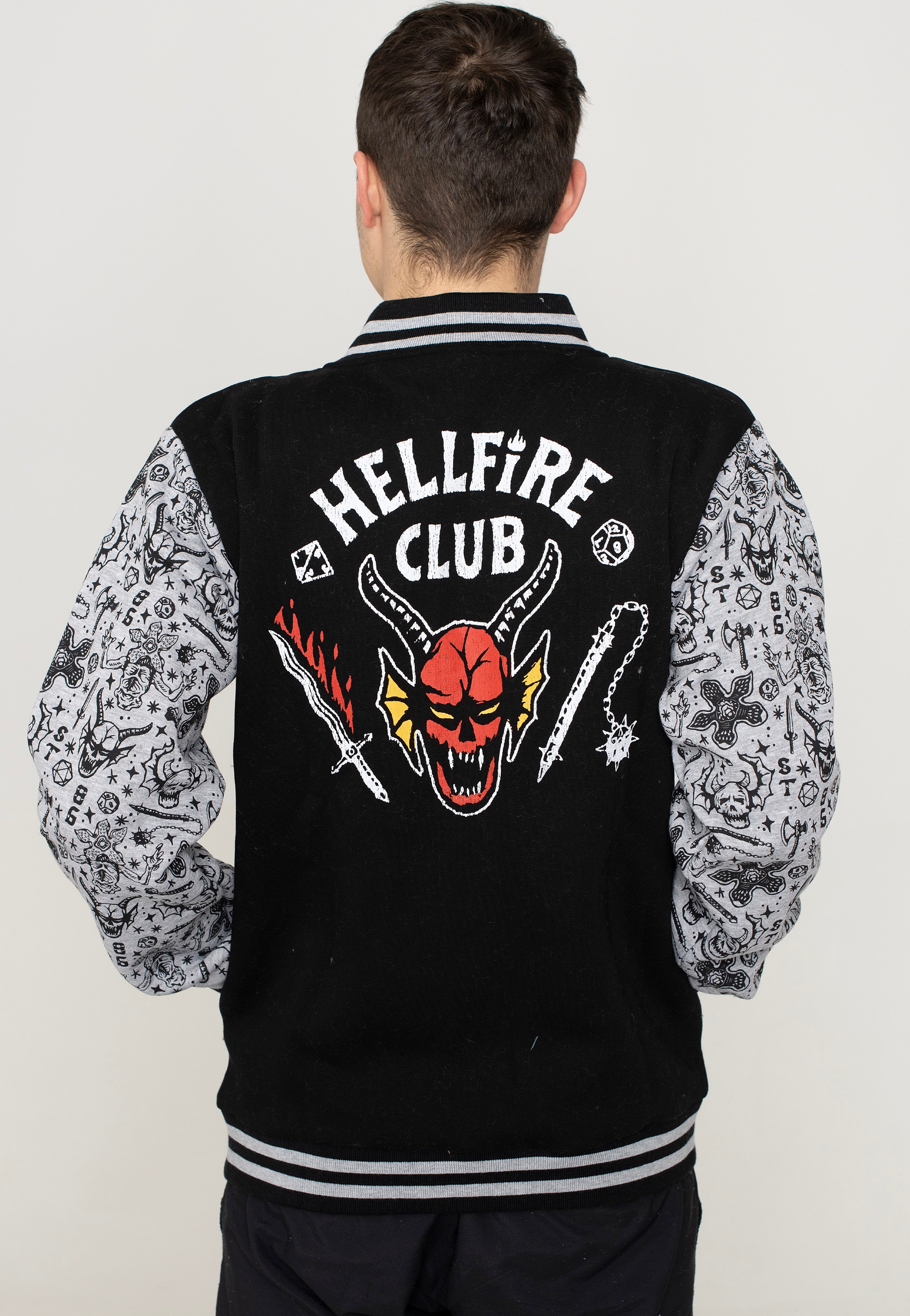 Stranger Things - Hellfire Club - College Jacket Discount Authentic