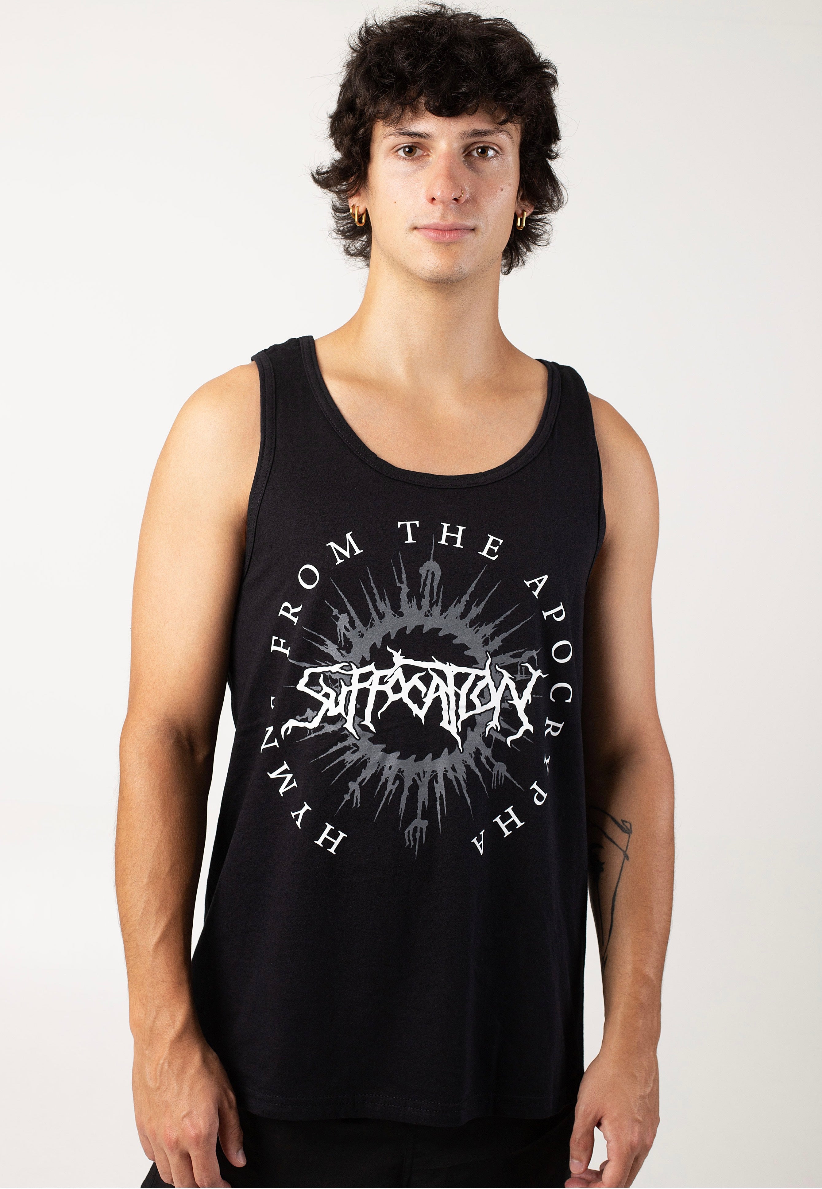 Suffocation - Hymns Logo - Tank Low Cost Cheap Online