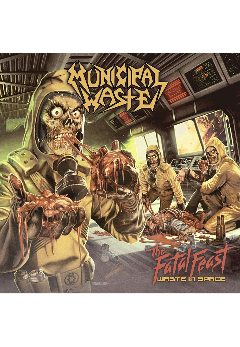 Municipal Waste - The Fatal Feast Orange - Colored MC Free Shipping Huge Surprise