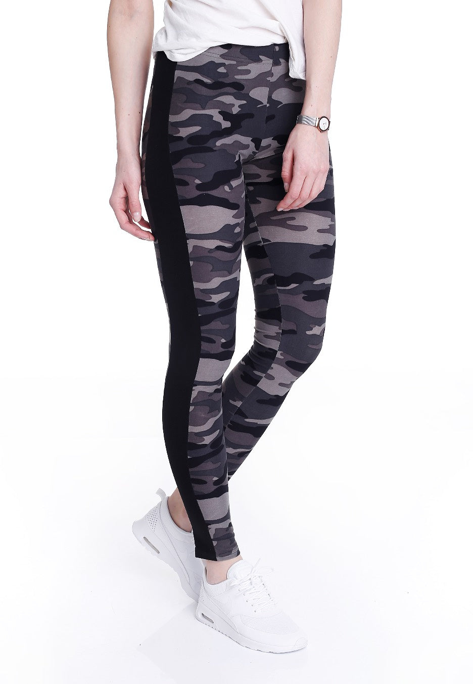 Urban Classics - Camo Stripe Darkcamo/Black - Leggings Shop For Cheap Pice