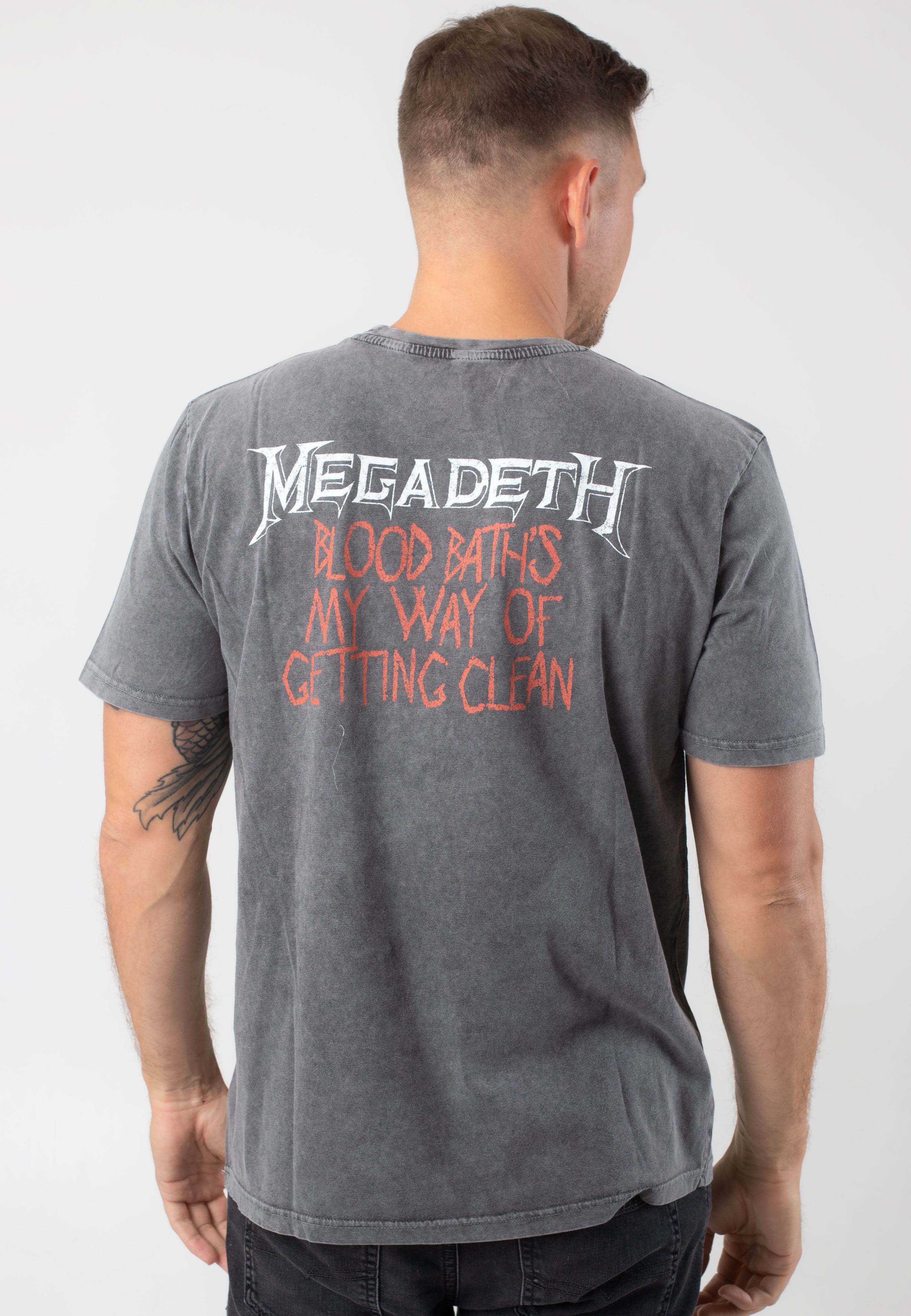 Megadeth - Black Friday Stone Washed - T-Shirt Original Cheap Pice