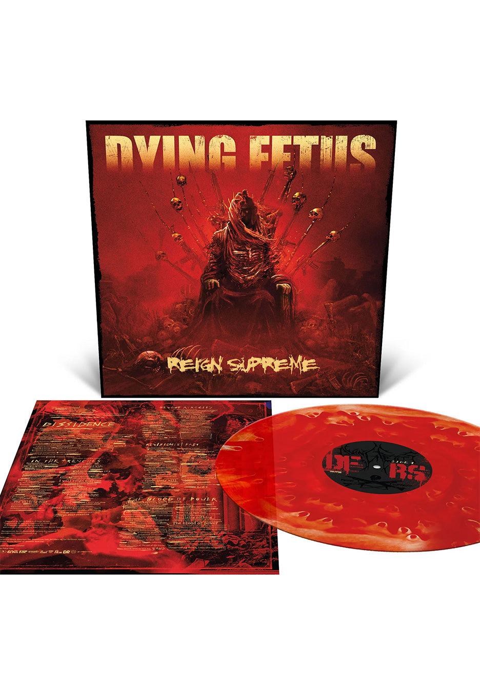 Dying Fetus - Reign Supreme Blood Red Cloudy - Colored Vinyl Get To Buy For Sale