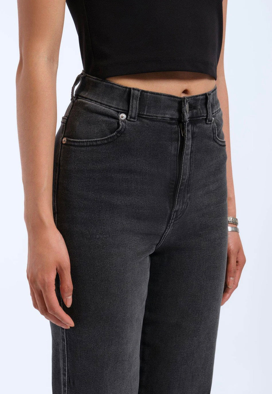 Dr. Denim - Moxy Straight Black Mist - Jeans Sale Best Sale