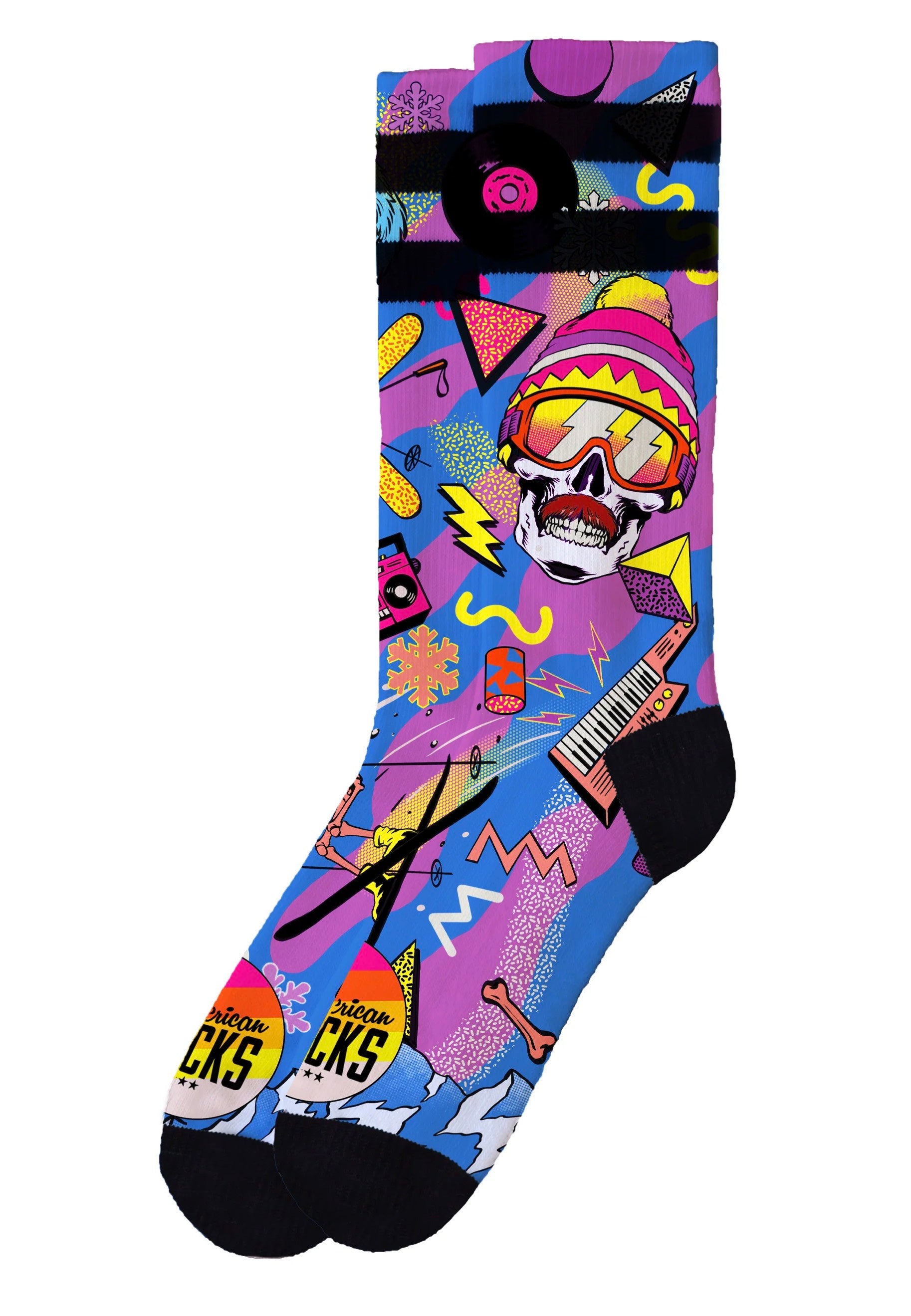 American Socks - Retro Blizzard Mid High Pink - Socks Cheap Pice Buy Discount