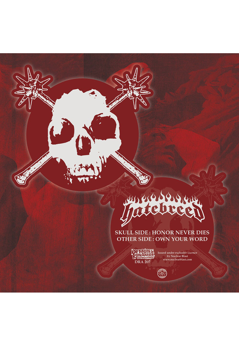 Hatebreed - Honor Never Dies Picture - Colored Mini Vinyl 2025 Cheap Pice