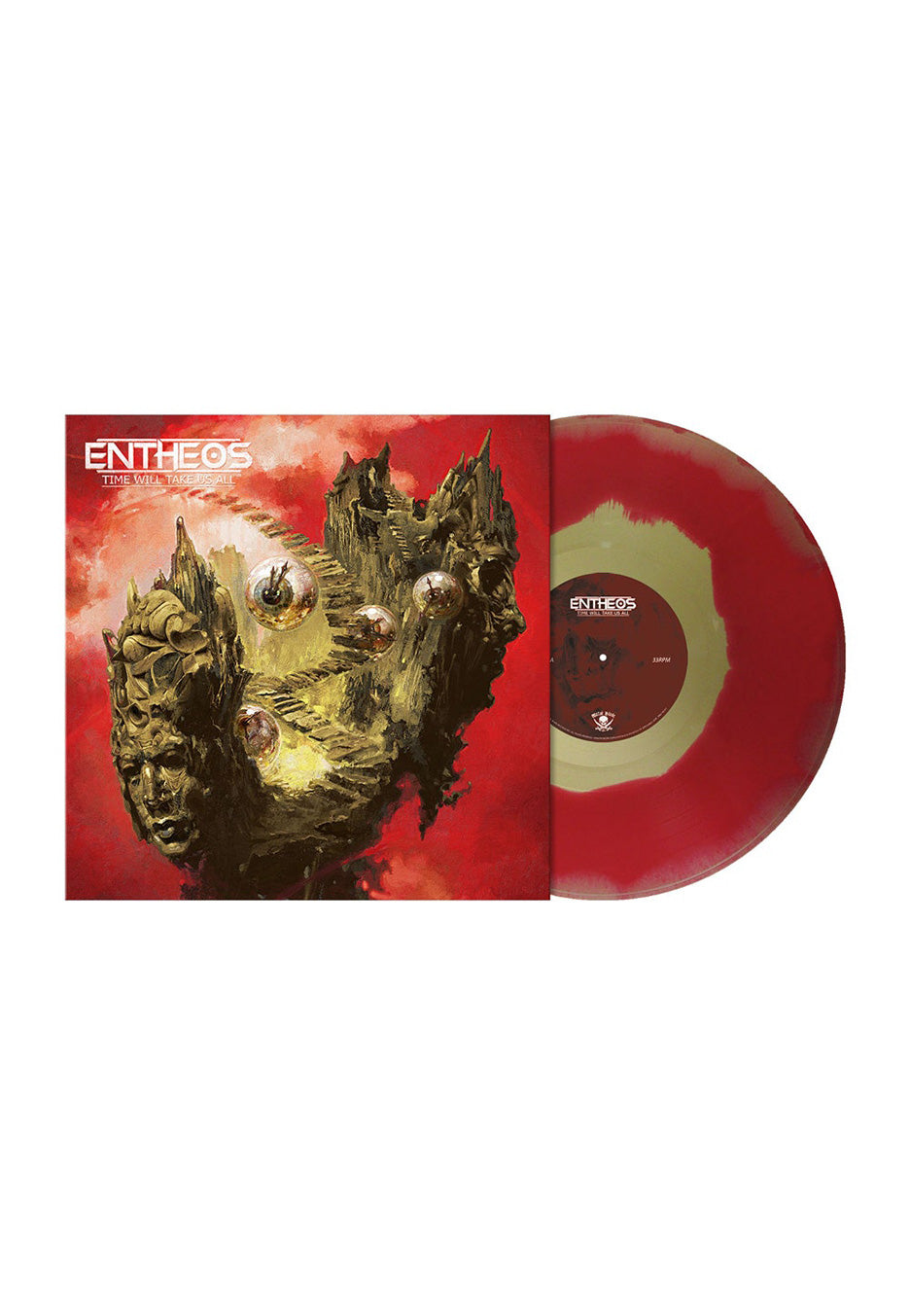 Entheos - Time Will Take Us All Blood Red Gold - Colored Vinyl Websites Online