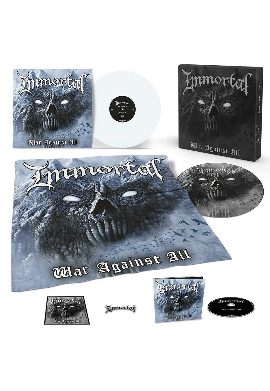 Immortal - War Against All Polar White - Colored Vinyl Boxset Cheap Fake