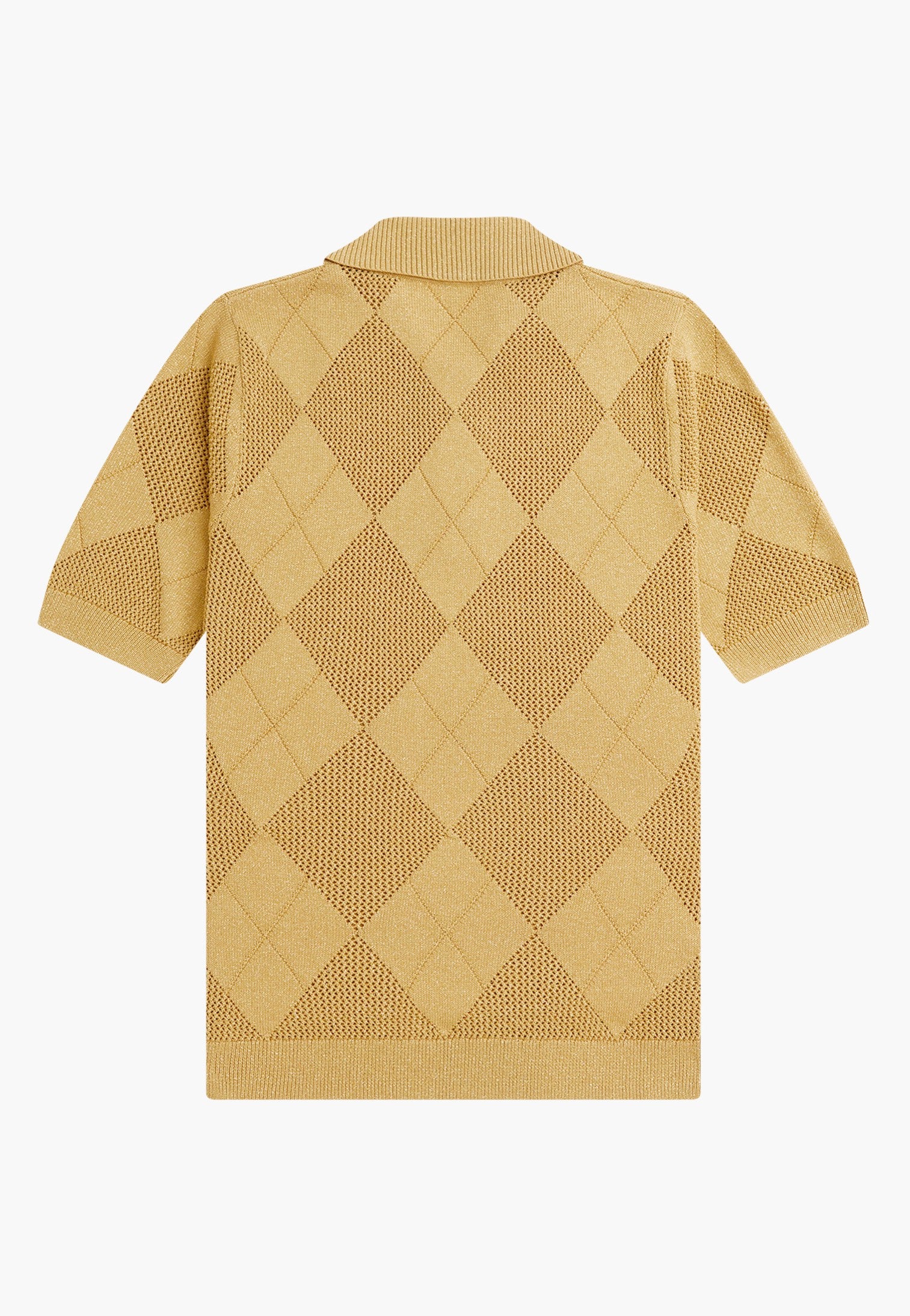 Fred Perry x Amy Winehouse - Argyle Knitted 1964 Gold - Polo Manchester