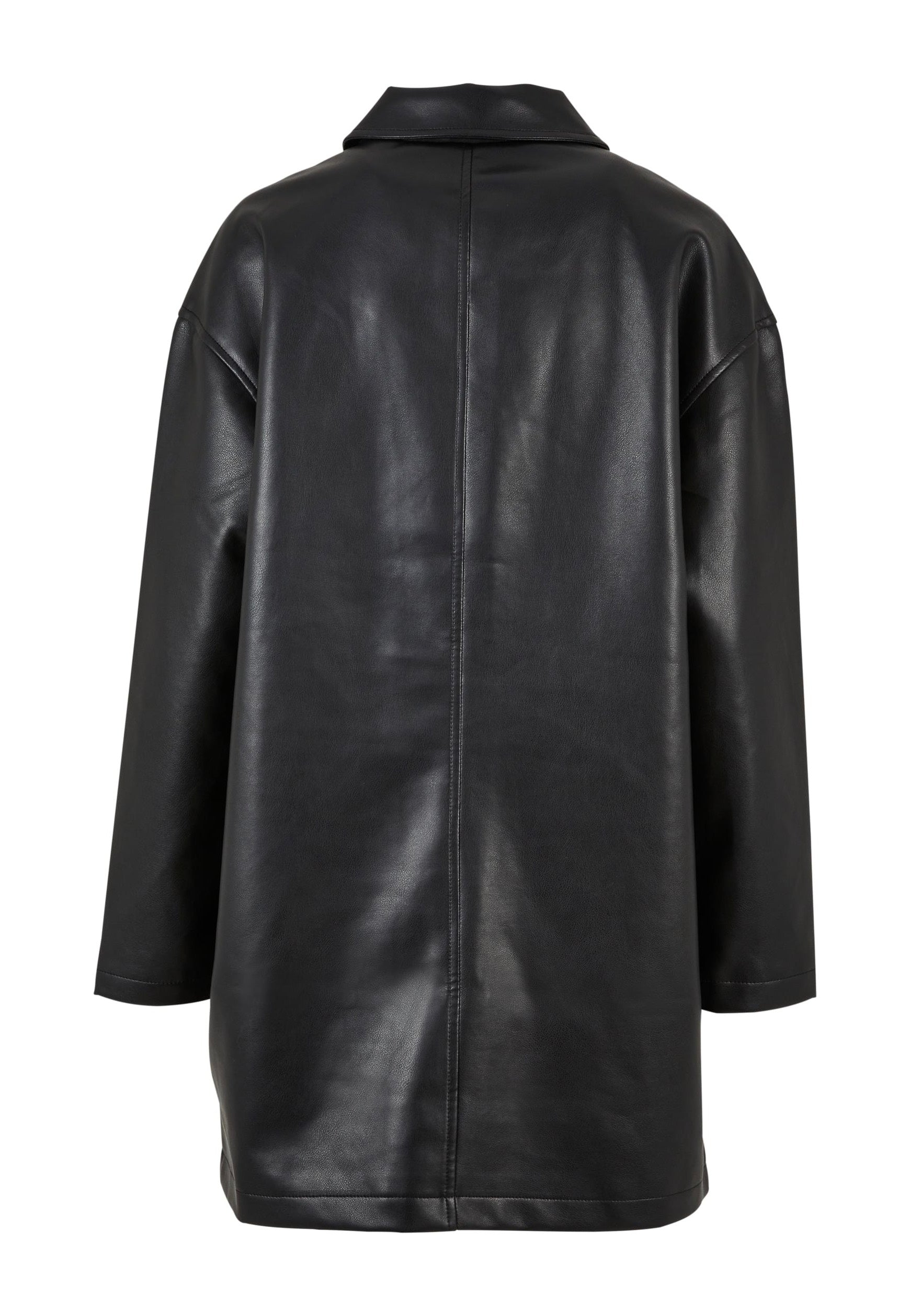 Urban Classics - Faux Leather Black - Leather Jacket Outlet Official