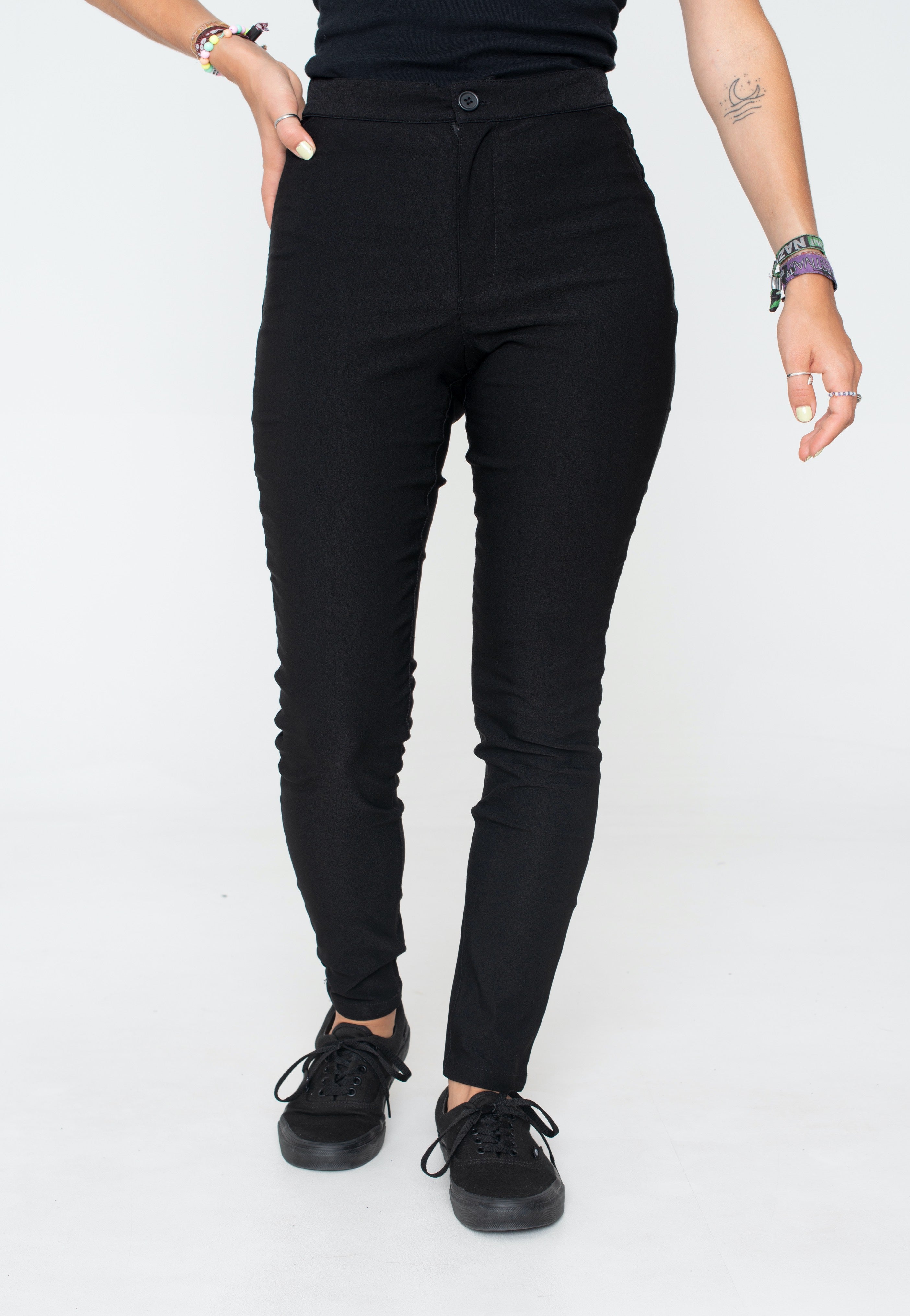 Noisy May - Soline Black - Pants Free Shipping Low Cost