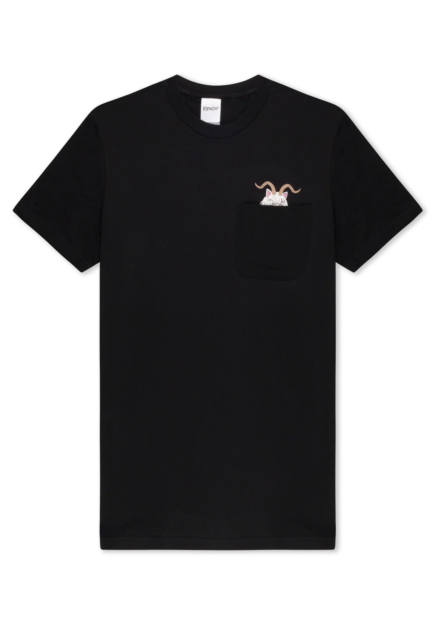 RIPNDIP - Krampus Nerm Pocket Black - T-Shirt Buy Cheap Extremely